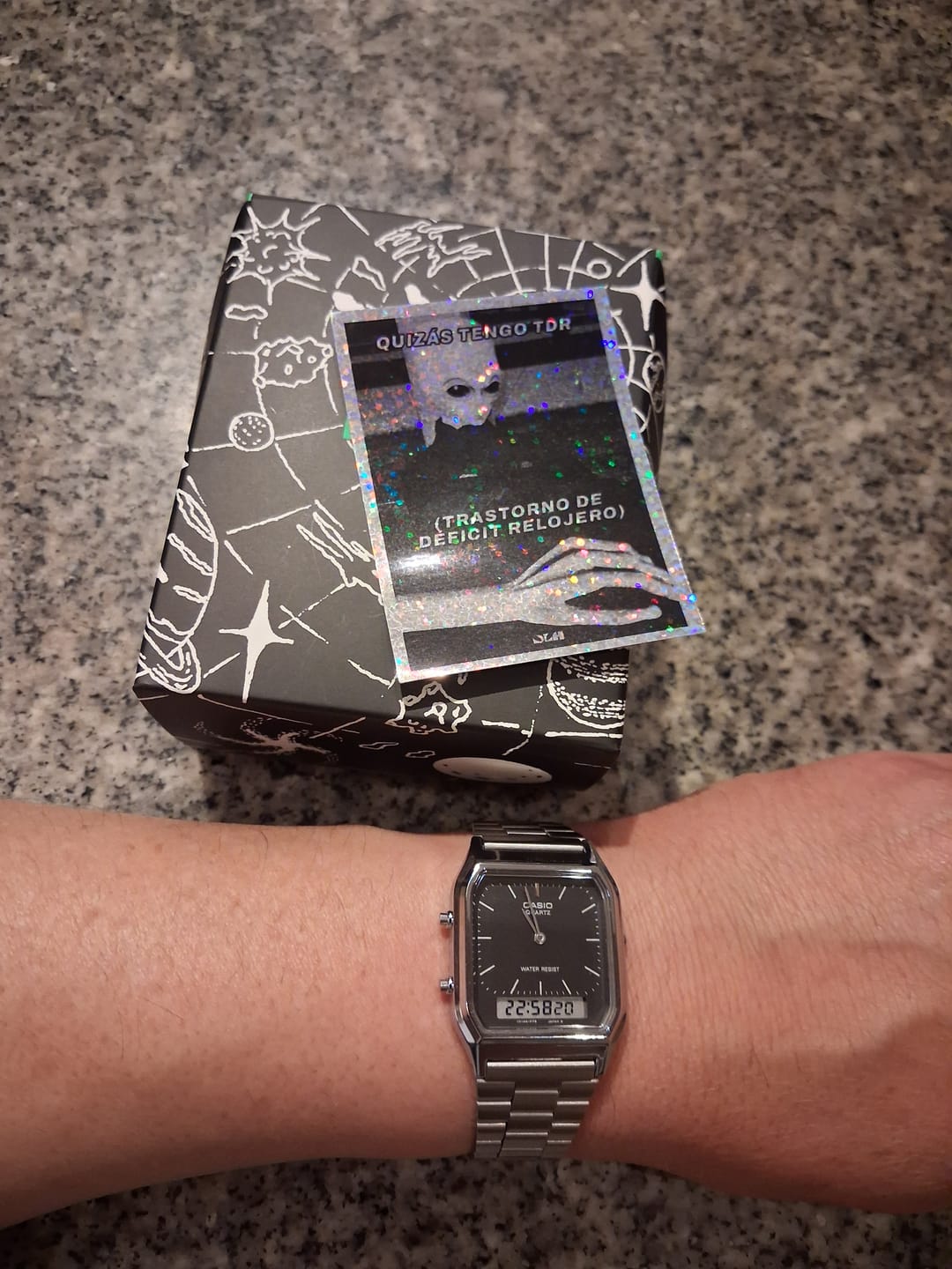 Customer photo review of Reloj Casio Vintage AQ-230A-1DMQ Dial Negro