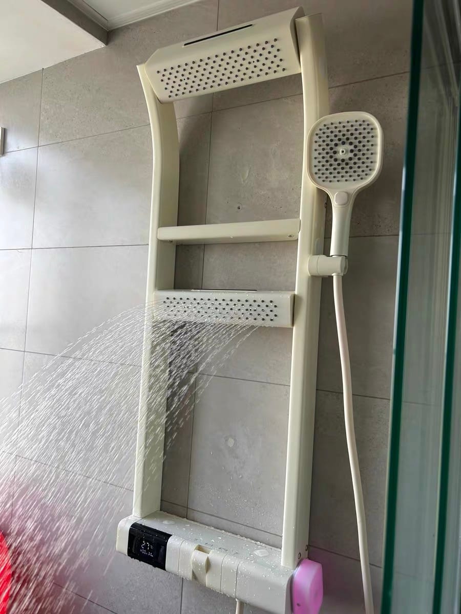 Customer photo review of Modern Bathroom Shower Set with Premium Shower Features