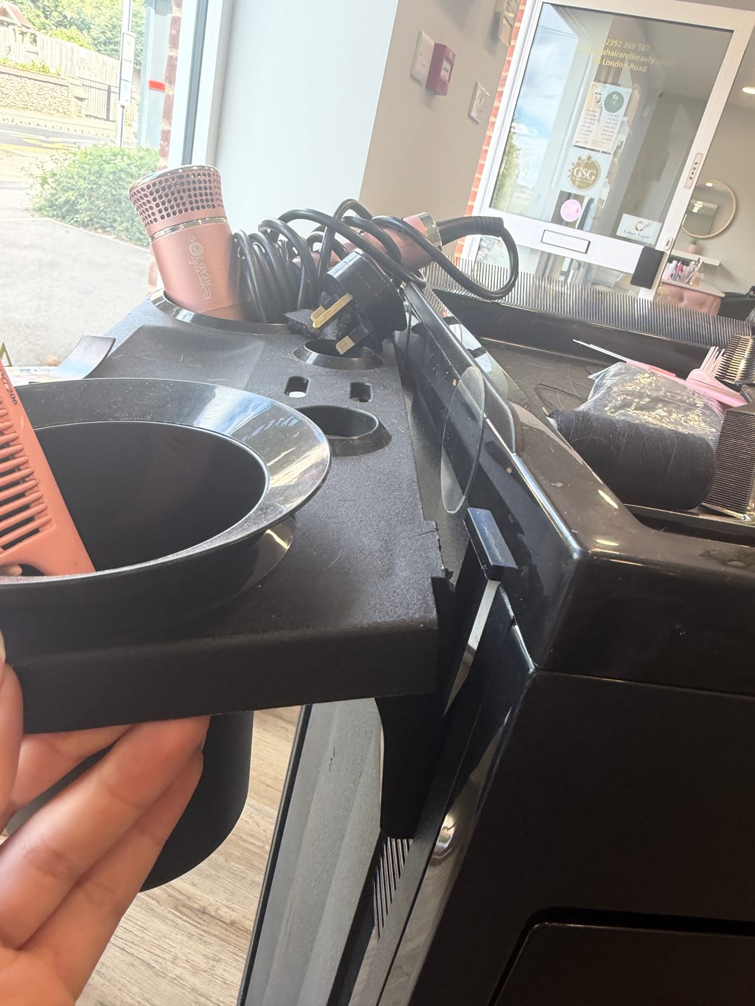 Customer photo review of Easi Hair Extension Trolley