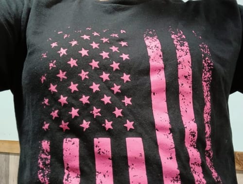 Customer photo review of Distressed Flag