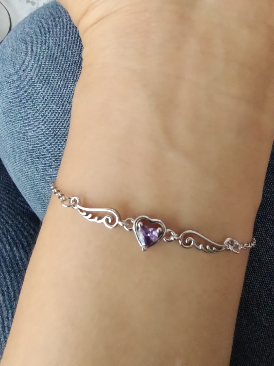 Customer photo review of Pulsera Ángel