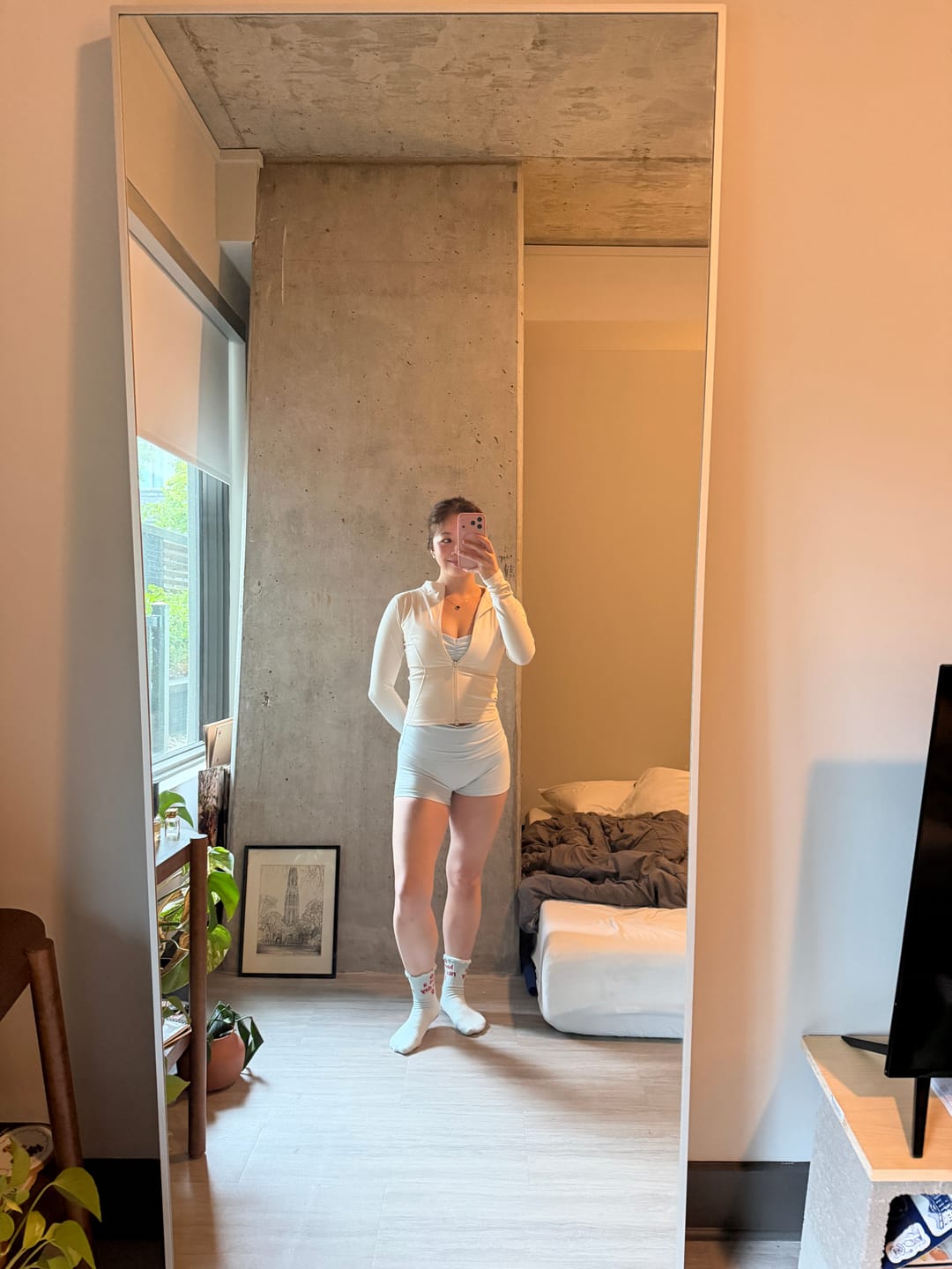 Customer photo review of The Ballet Bra / White