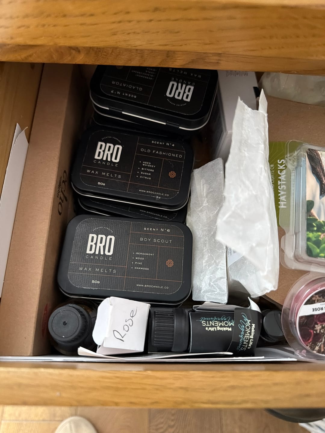 Customer photo review of Gentlemans Barber Wax Melts