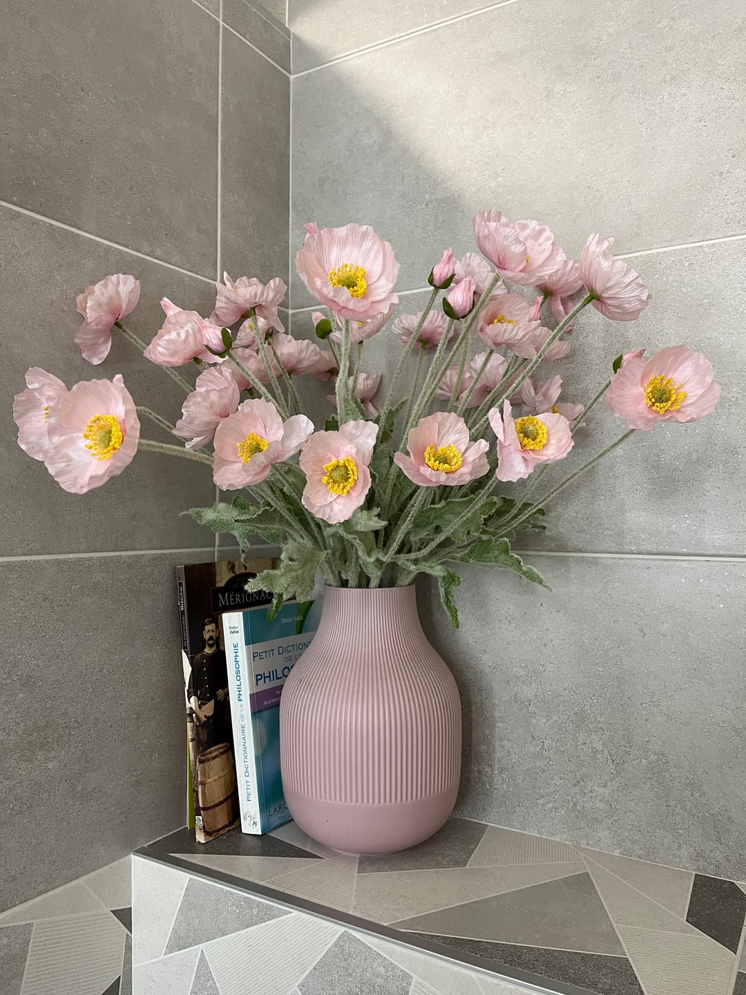 Customer photo review of Coquelicots - Rose clair (10 tiges)