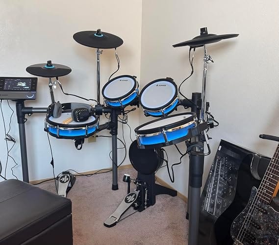 Customer photo review of Donner BackBeat Professional Electronic Drum Kit