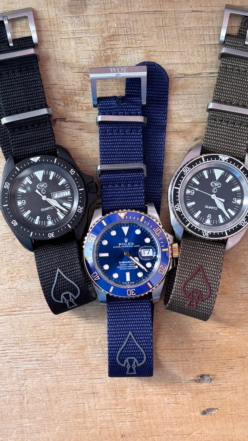 Customer photo review of NOFORN Single-Pass Watch Strap