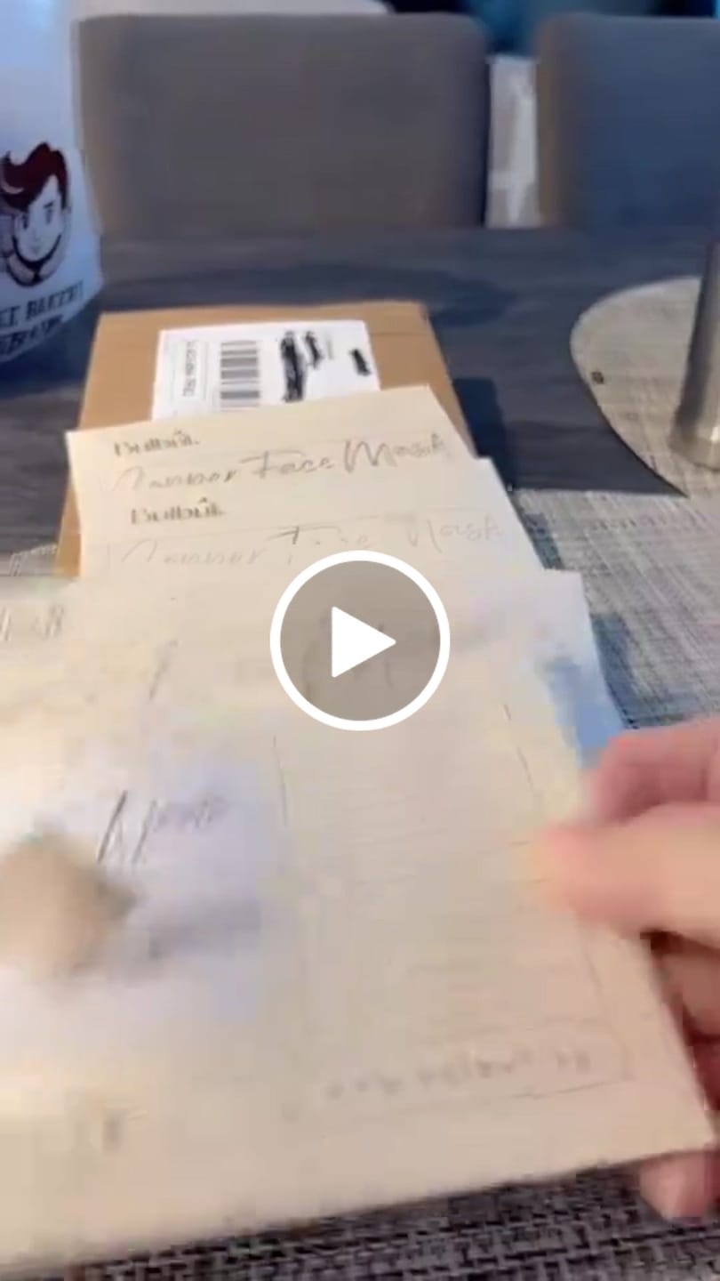 Customer video review of Reusable Copper Face Mask