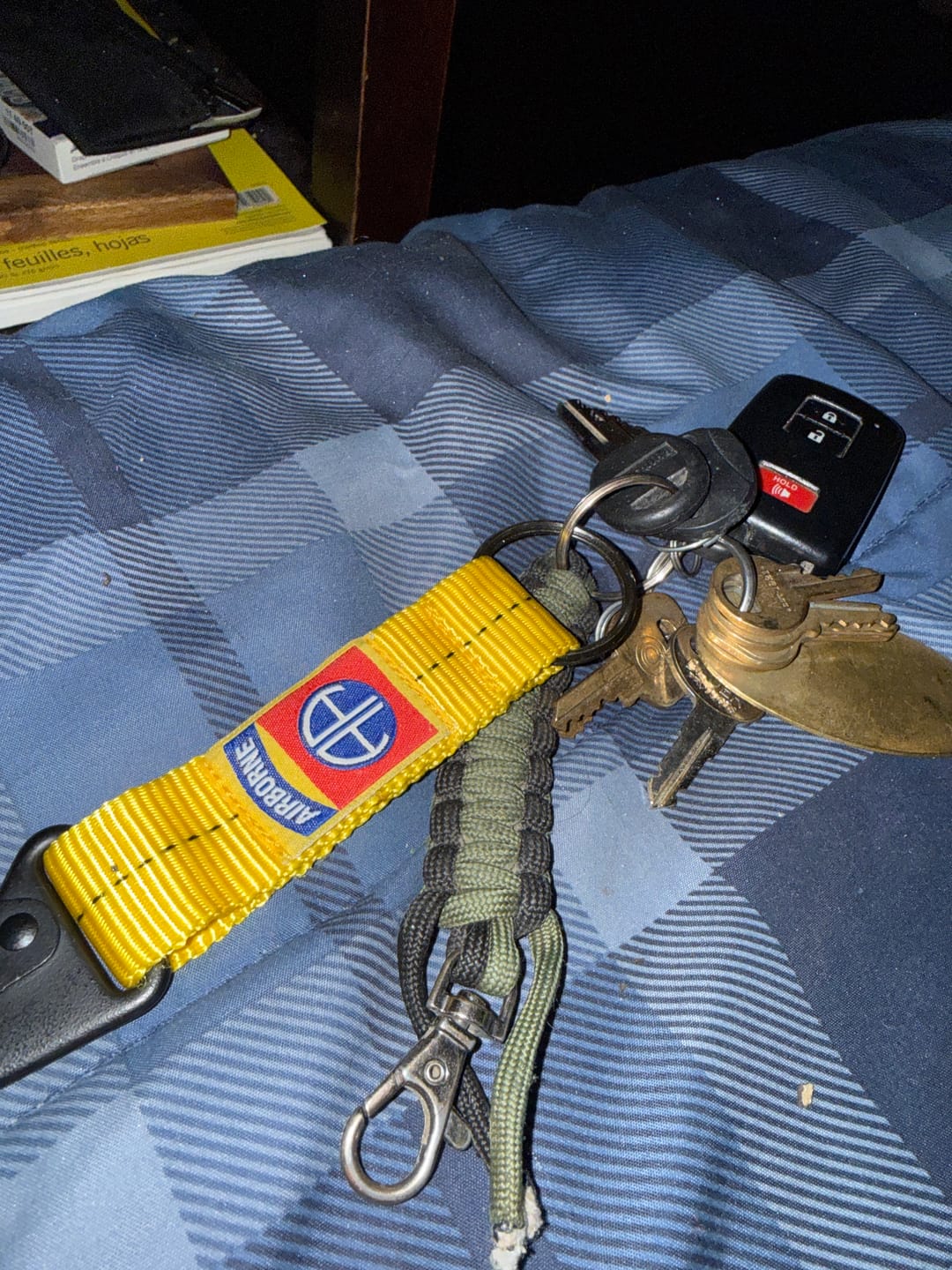 Customer photo review of 4-in-the-Hand Static Line Lanyard Keychain (All)
