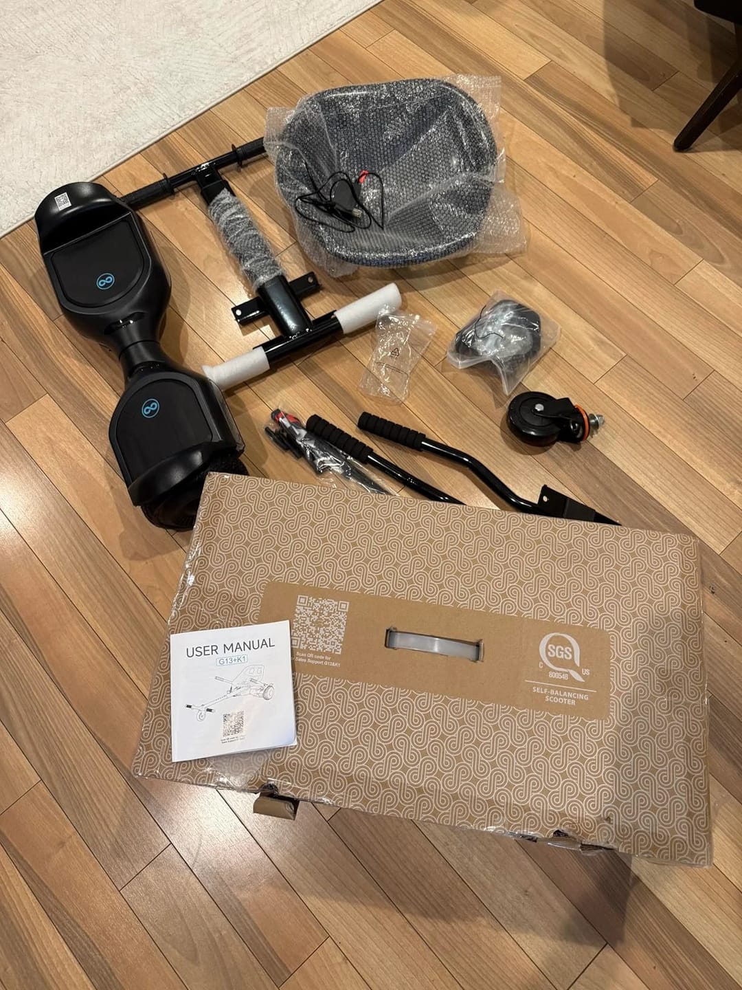 Customer photo review of Gyroor Selbstbalancier-Roller 500 W mit verstellbarem K1-Sitzaufsatz
