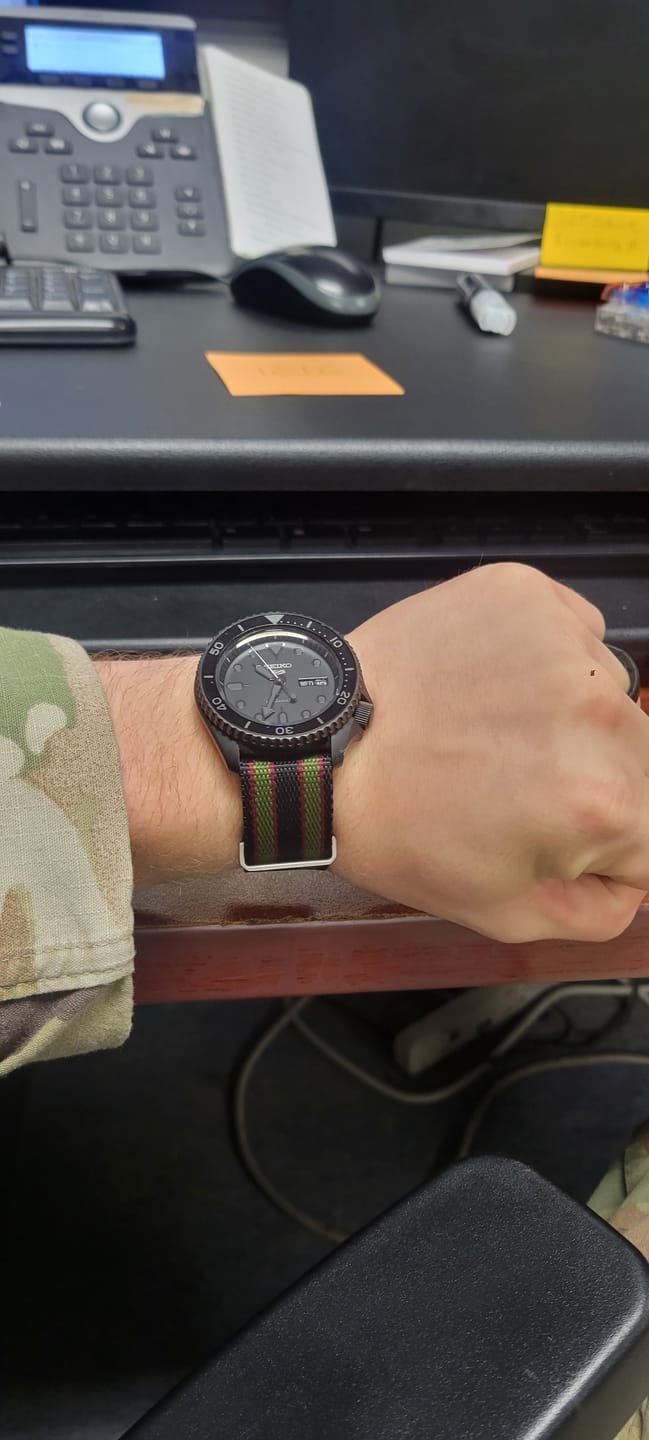 Customer photo review of Bond Nylon Strap - Five Eye