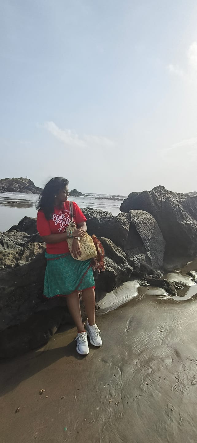 Customer photo review of Shuruq - Layered Moroccan Printed Skirt