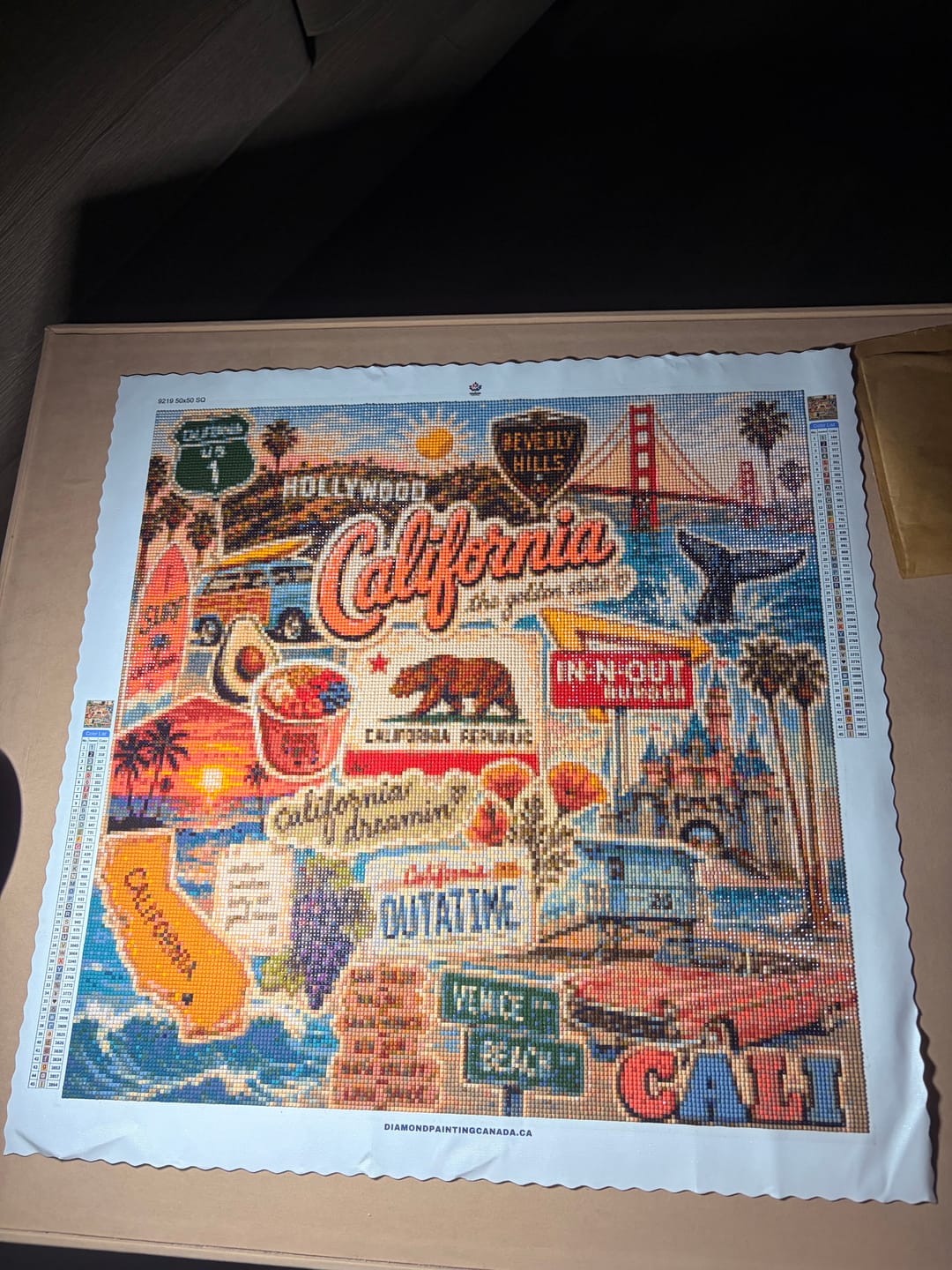 Customer photo review of Custom Diamond Painting