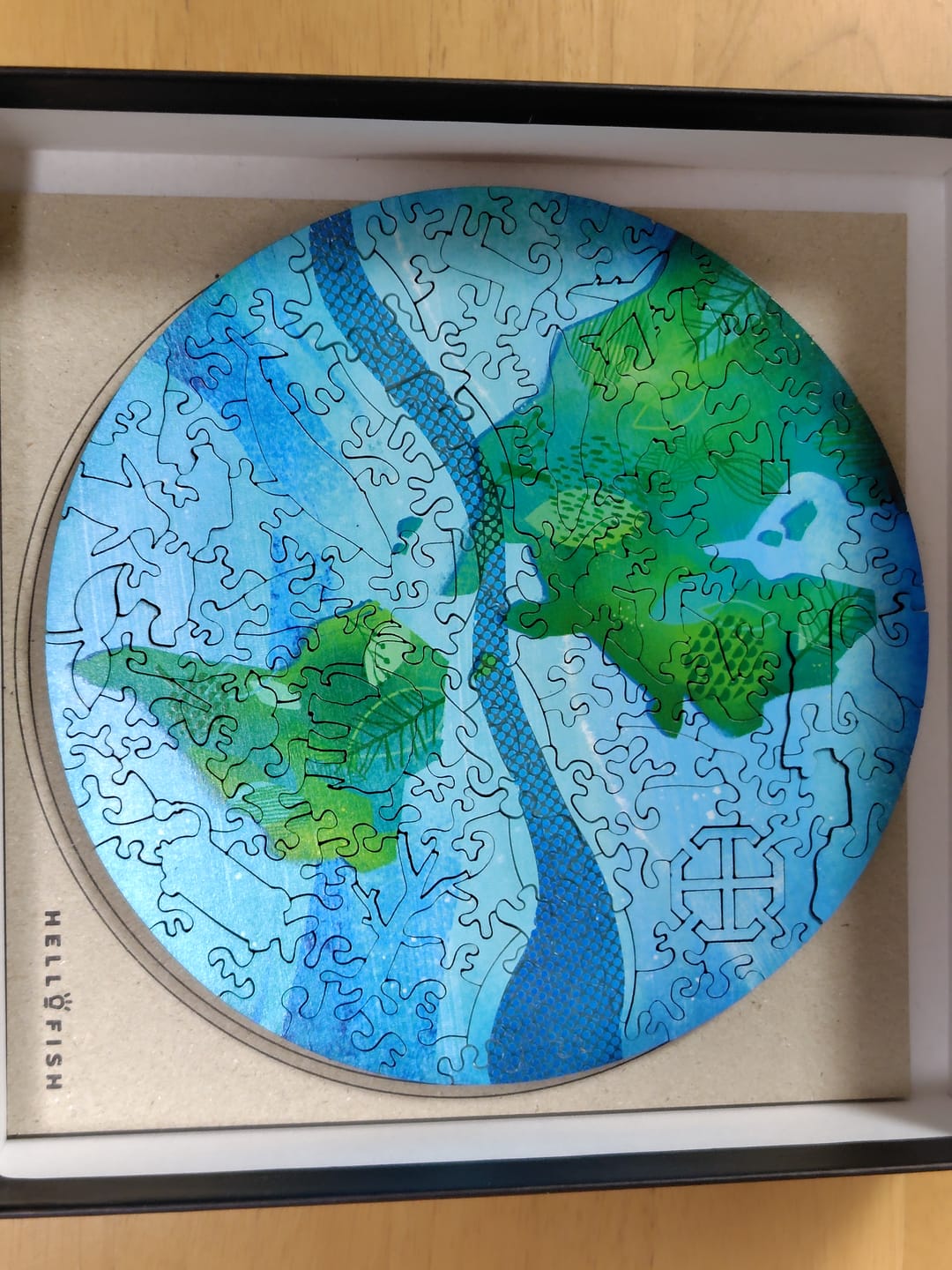 Customer photo review of 宇宙の破片 EARTH 地球と専用フレームセット