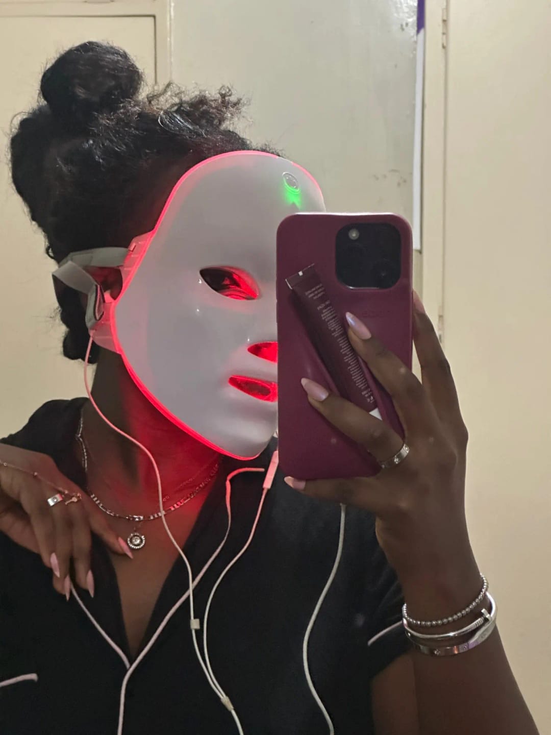 Customer photo review of Máscara LED Auvran™