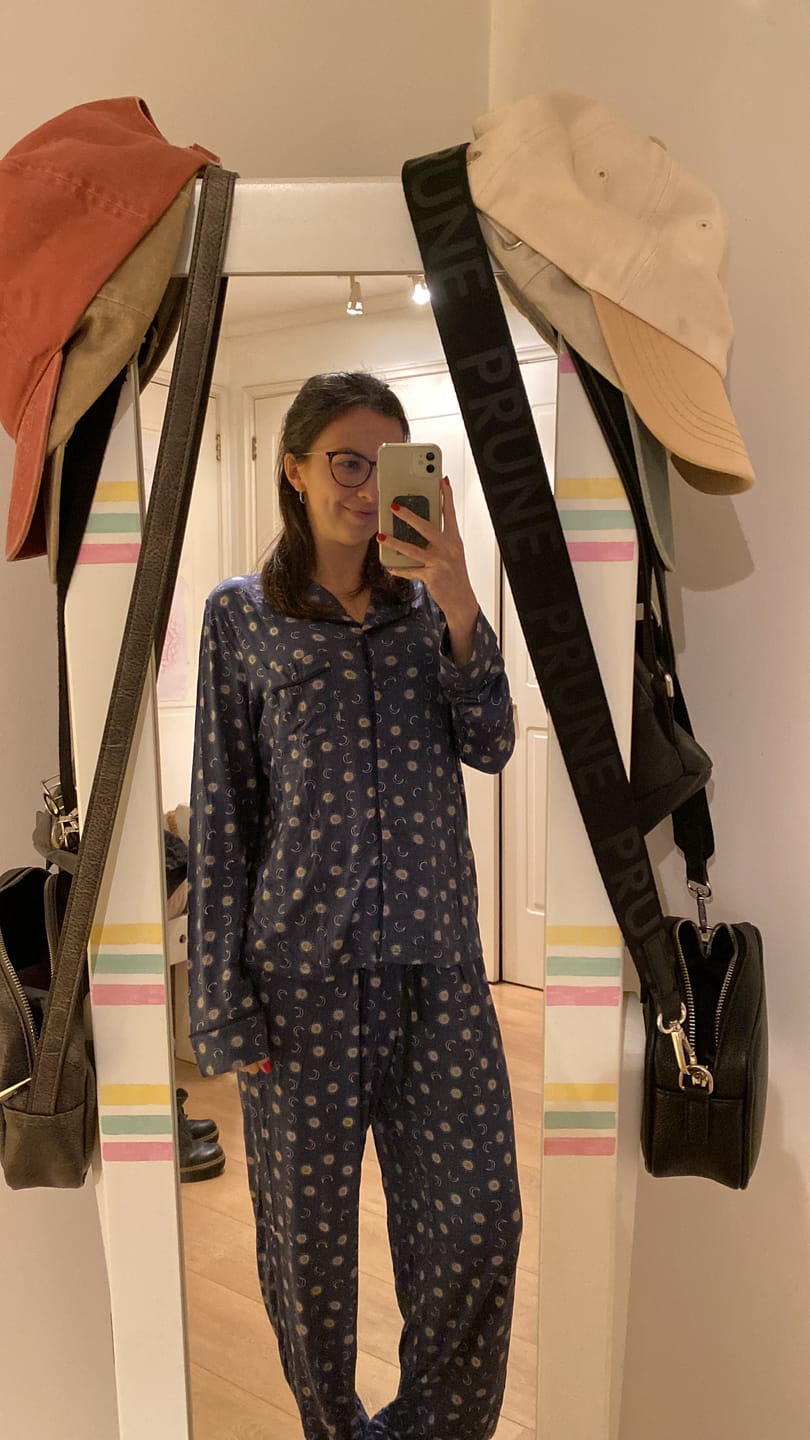 Customer photo review of Set Pijama Camisero Lunas Dreamy