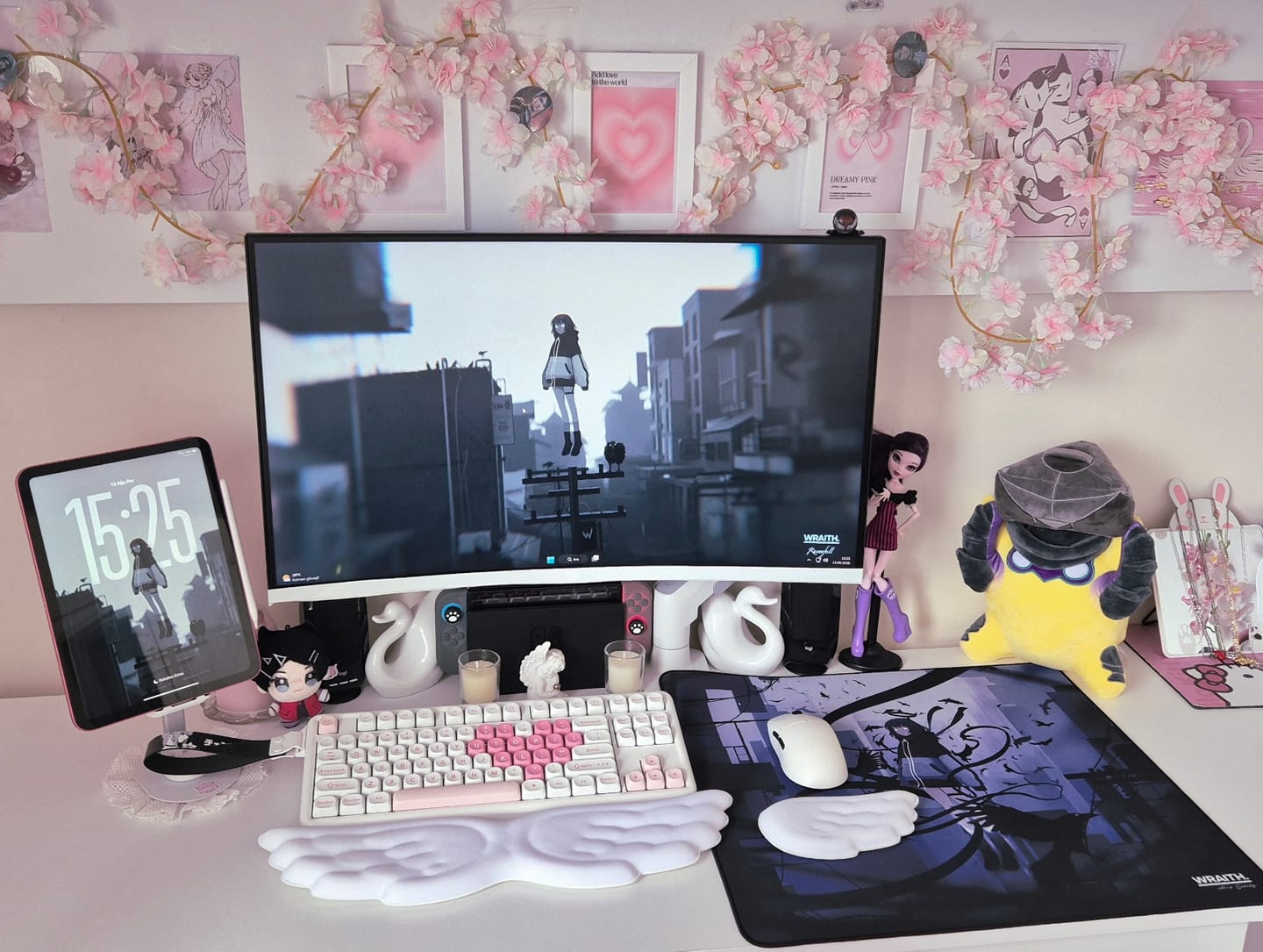 Customer photo review of Wraith Ace Series [Ravenfall] Limited Edition Poron Mousepad