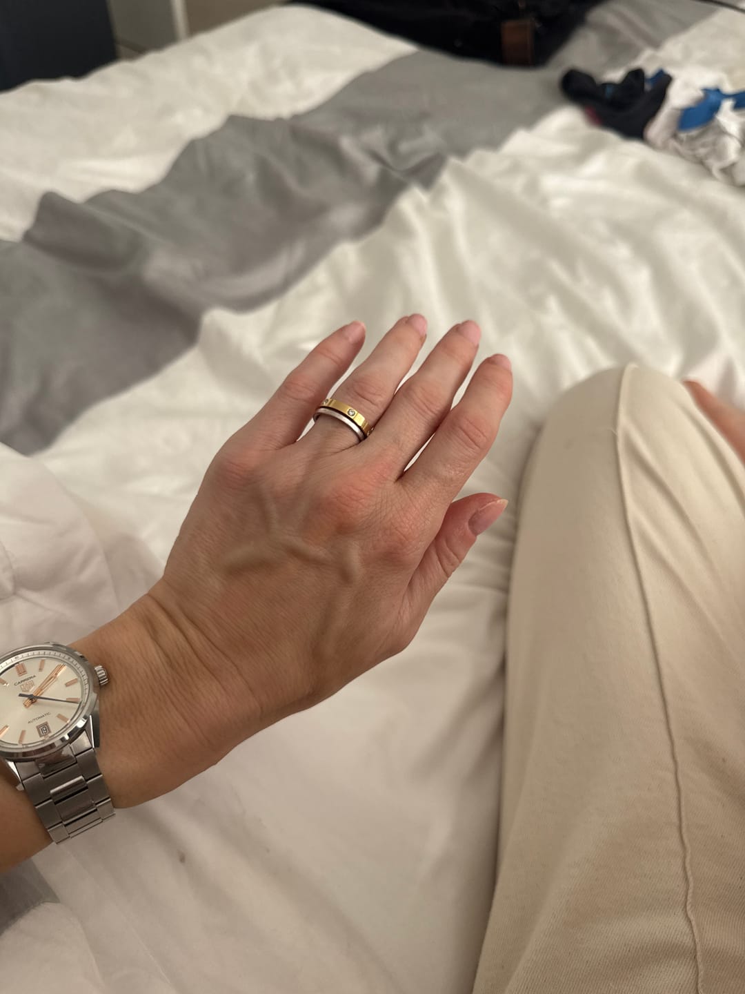 Customer photo review of Eternity Stacking Ring