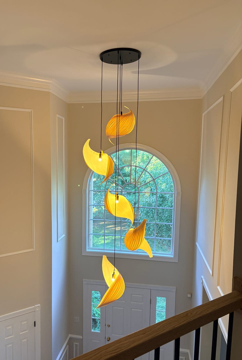 Customer photo review of Storm Modern Pendant Chandelier