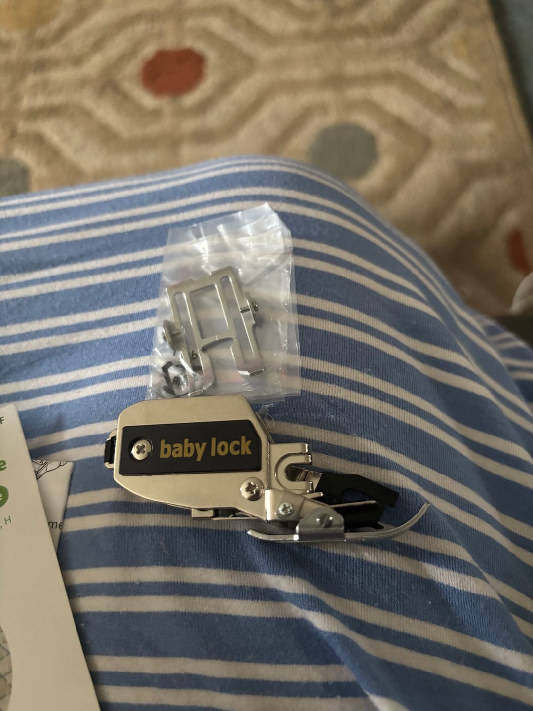 Customer photo review of Dynamic Walking Foot, Babylock #BLSA-WF