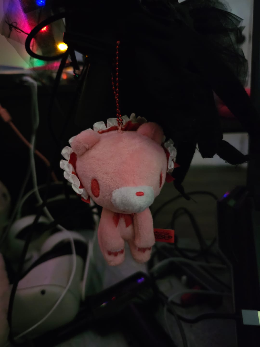 Customer photo review of Gloomy Bear Mini Lolita Soft Keychain (Pink)