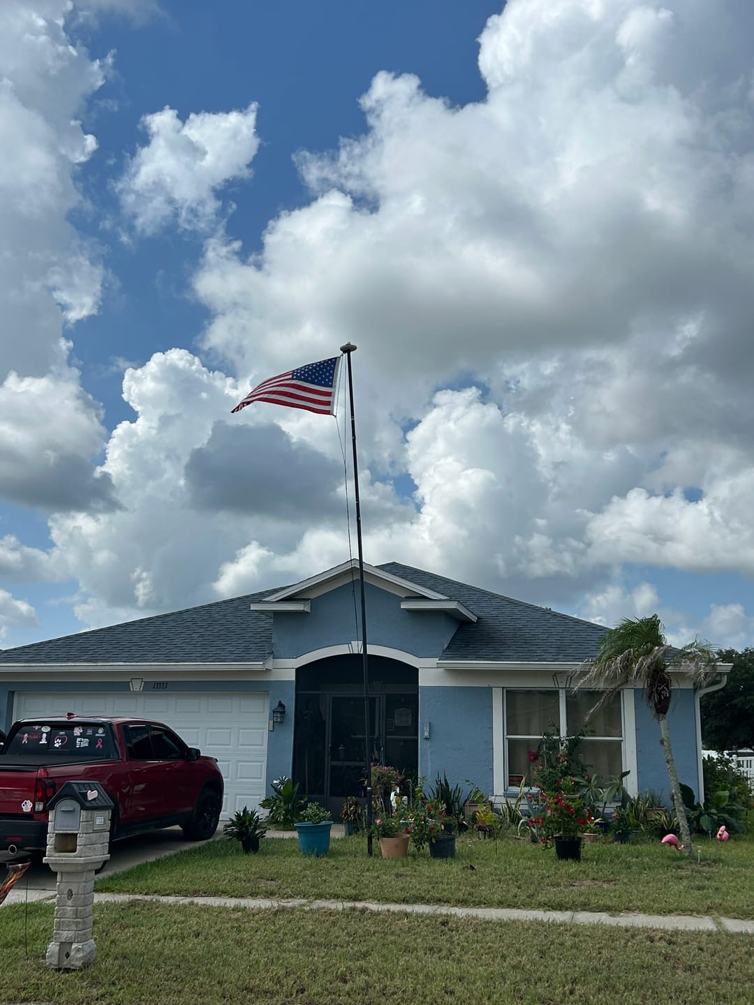 Customer photo review of 3' x 5' American Flag
