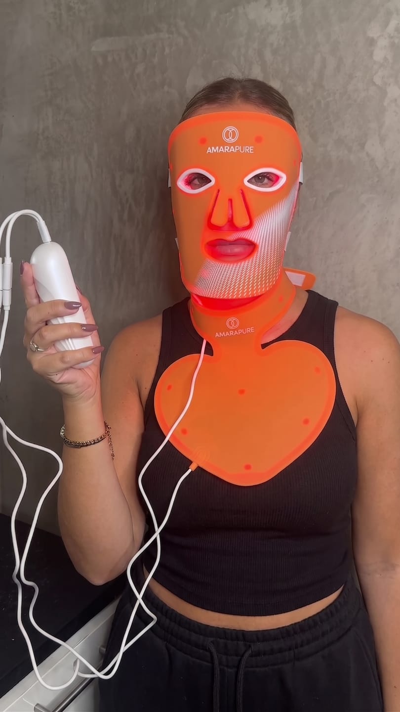 Customer photo review of Red Light Led Masker AP714 PRO