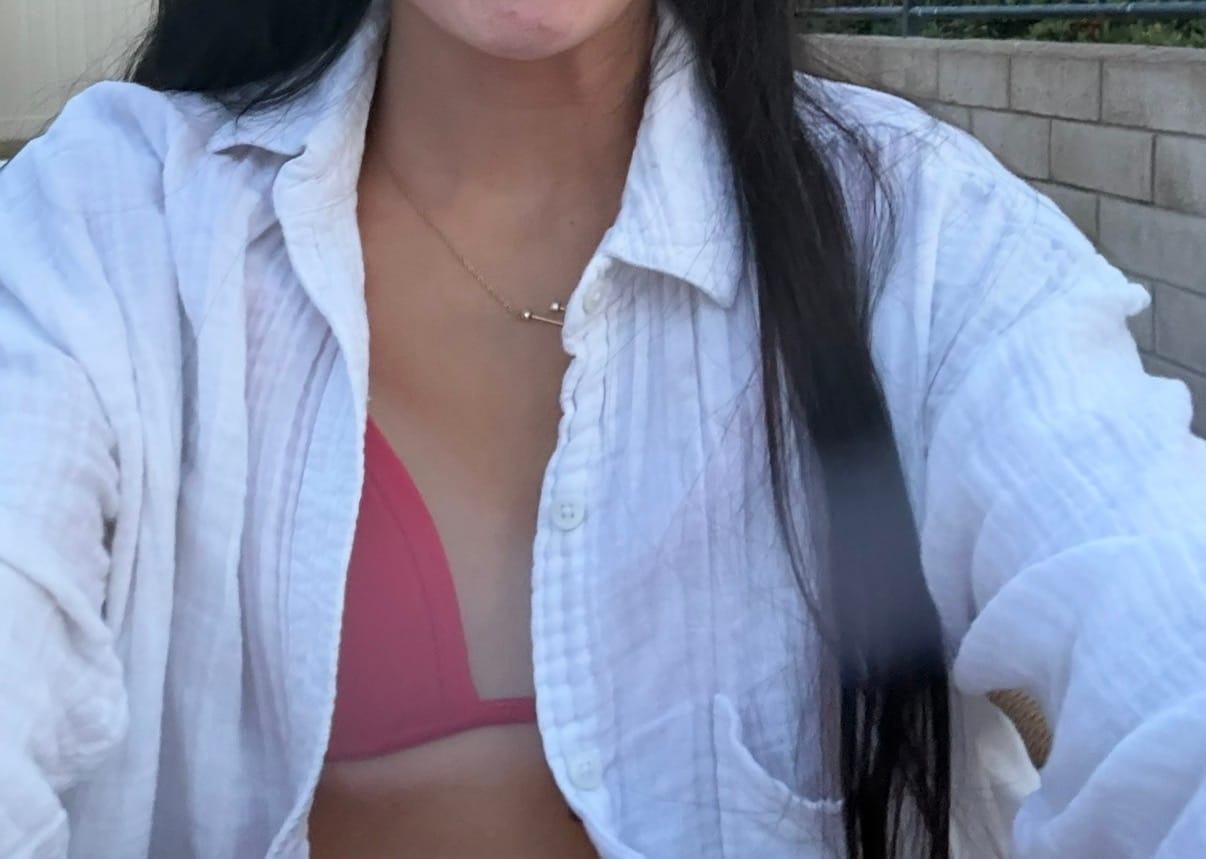 Customer photo review of AMELIA Bouquet '1993' Minimal Bikini Top