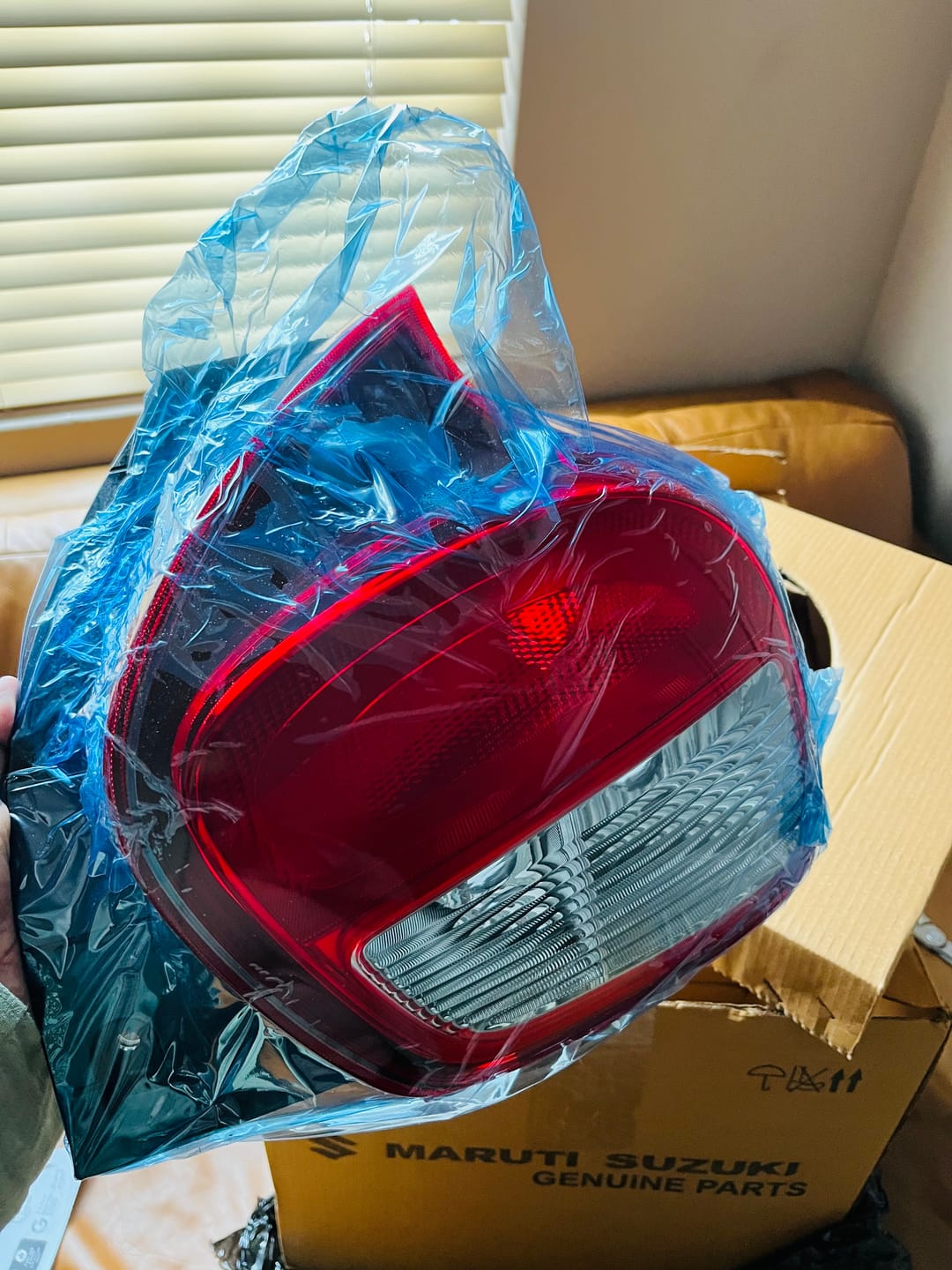 Customer photo review of Suzuki Celerio/Toyota Vitz 2022 Tail Light W/O/SOCKET