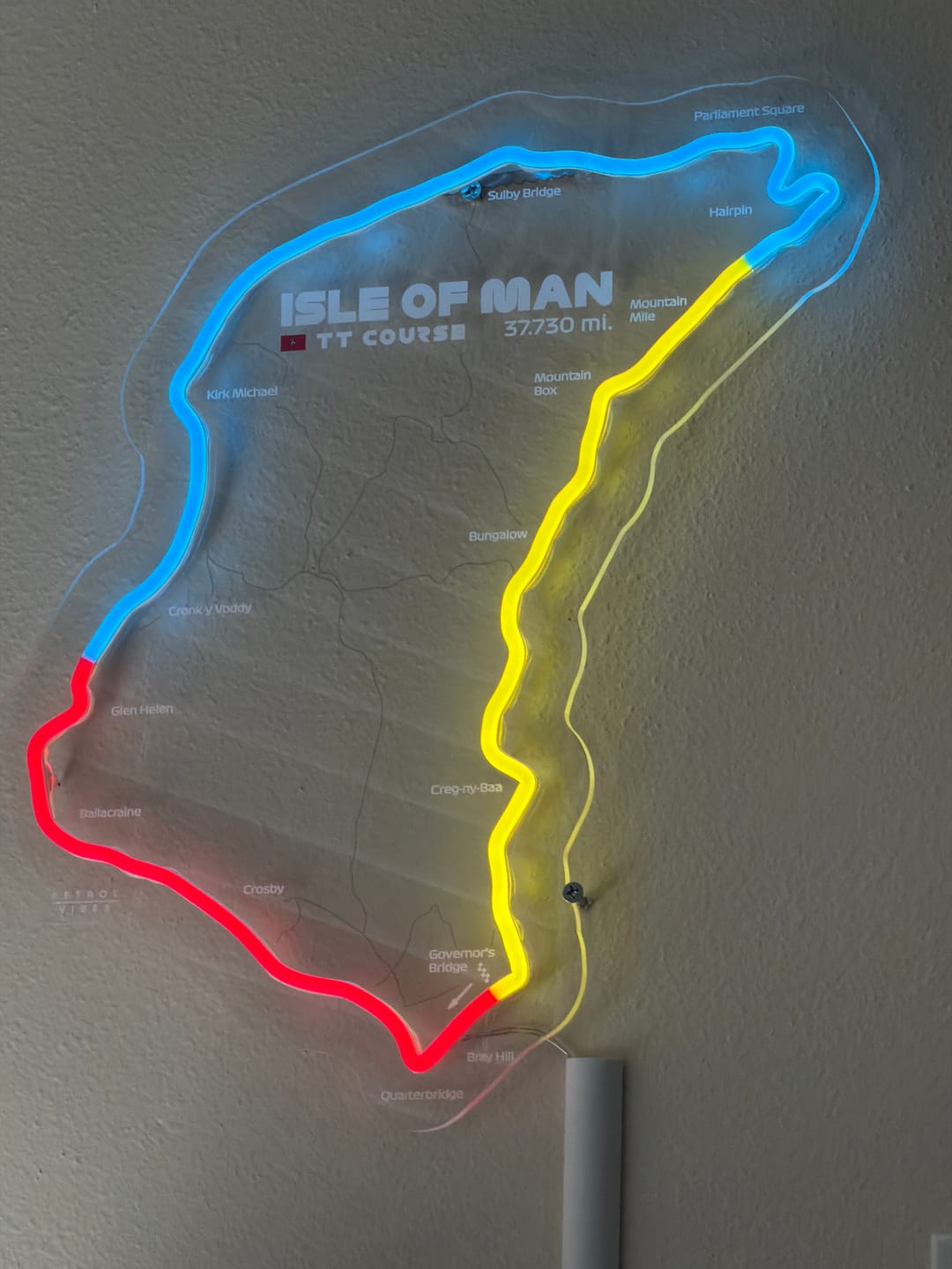 Customer photo review of Isle of Man TT Neon Race Track