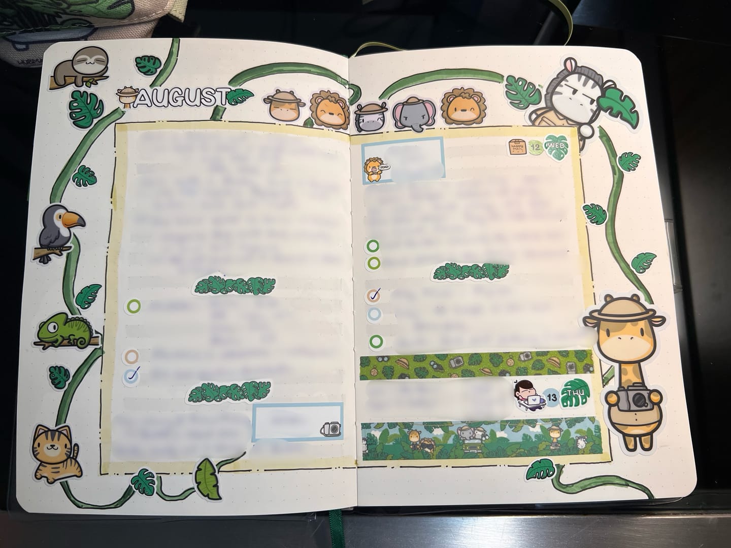 Customer photo review of Rainforest, Savannah, and The Outback Sticker Sheets (Set of 3)