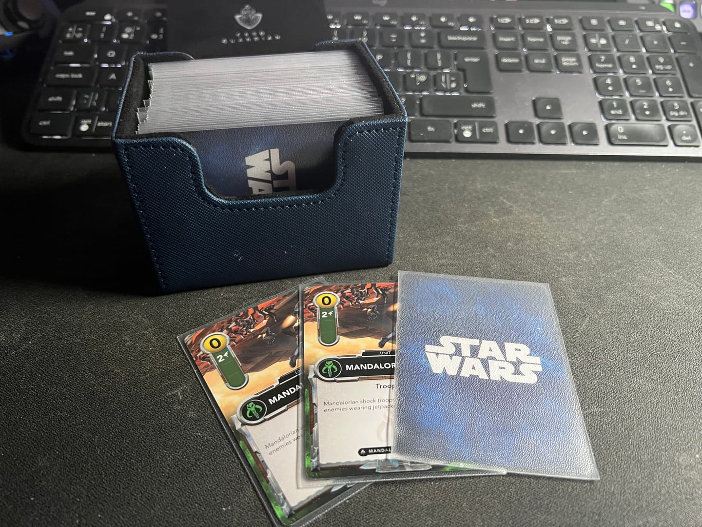 Customer photo review of Star Wars: The Deckbuilding Game Card Sleeve Kit