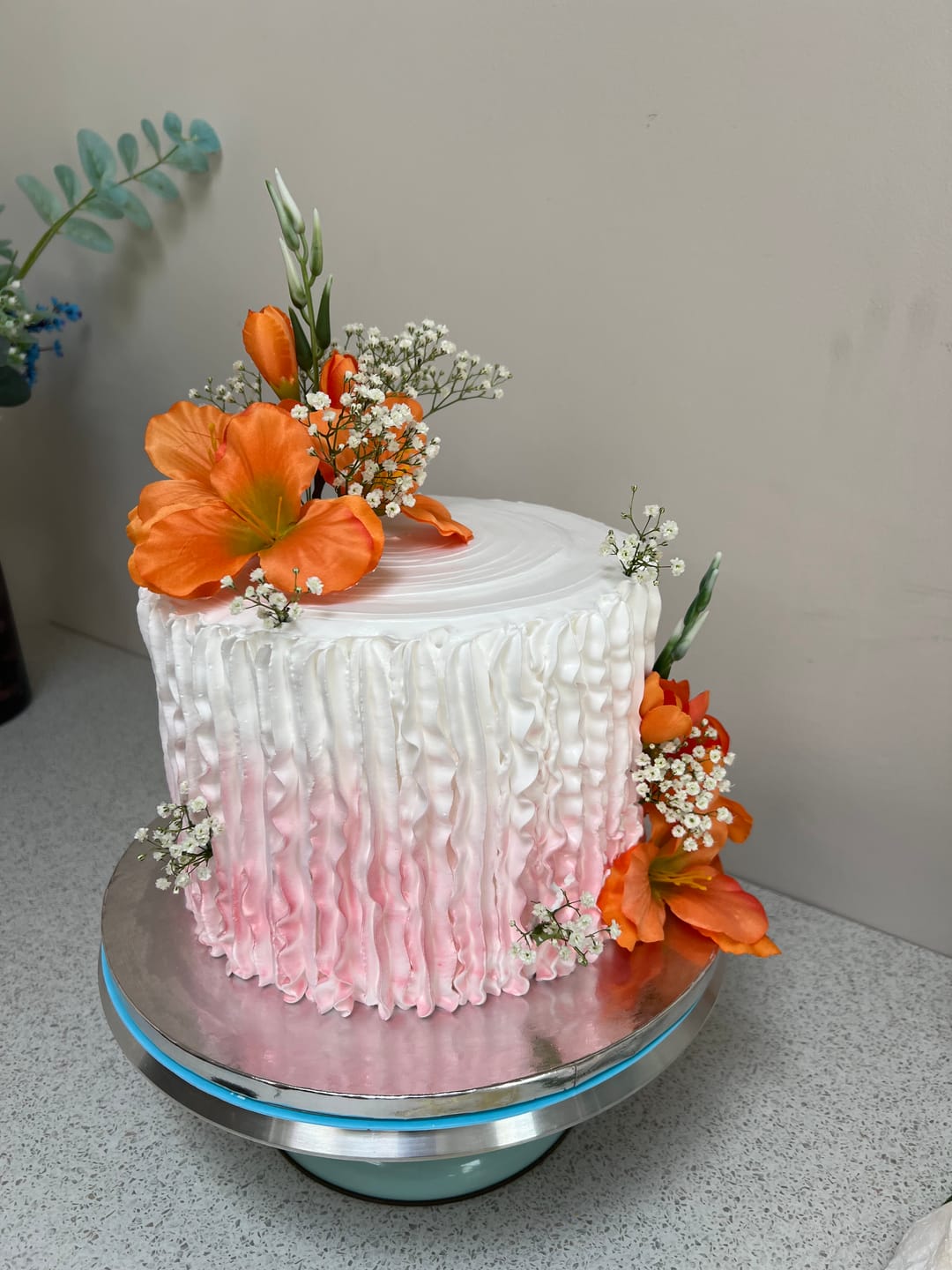 Customer photo review of Gladiolus Satin Light Orange
