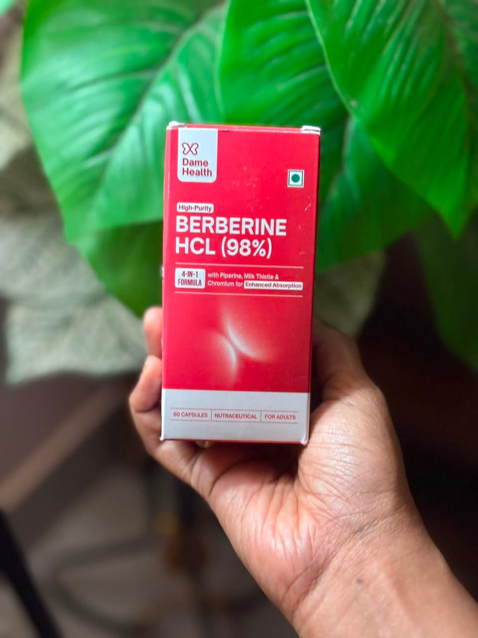 Customer photo review of Berberine HCL 98% + Milk Thistle |  Complete Metabolic Support | Gynac-Formulated