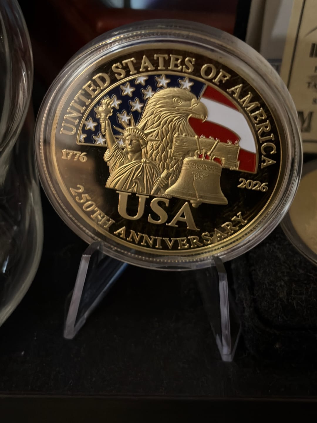 Customer photo review of Limited Edition 250th Gold Coin