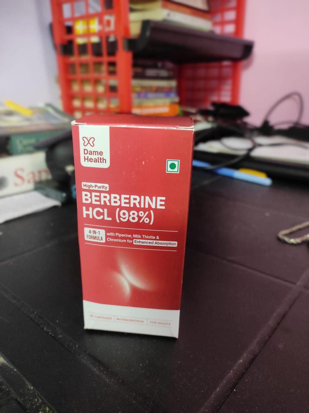 Customer photo review of Berberine HCL 98% + Milk Thistle |  Complete Metabolic Support | Gynac-Formulated