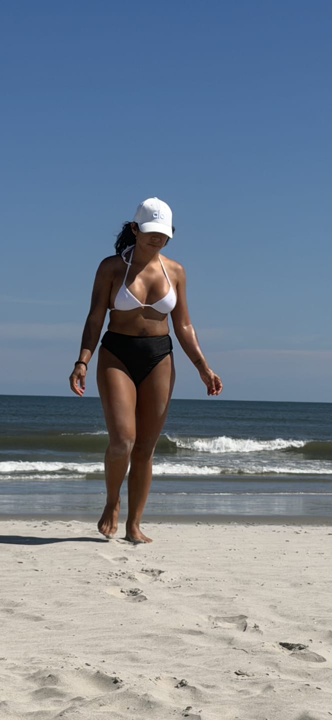 Customer photo review of 008 Micro Bikini Top - White