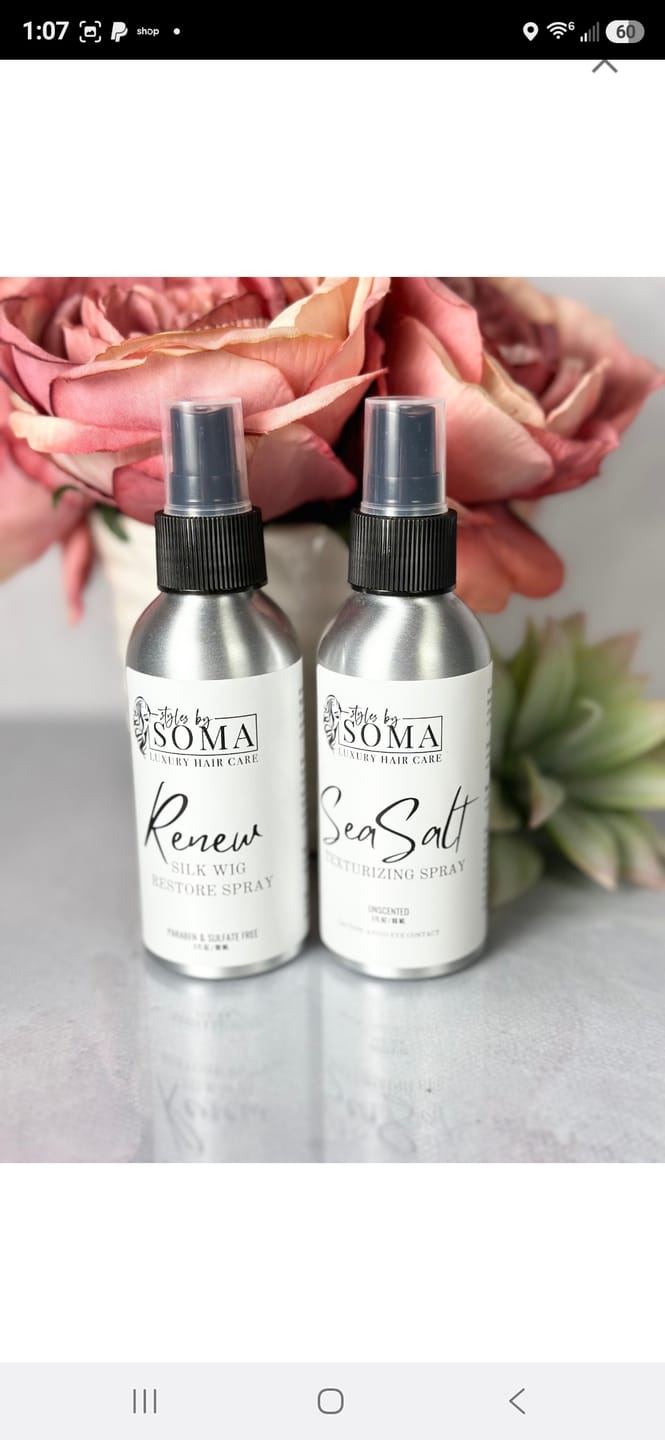 Customer photo review of DYNAMIC DUO (Renew Spray & Sea Salt Spray)