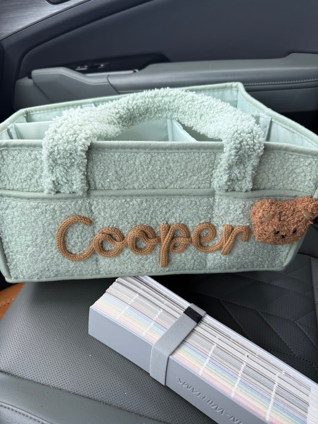 Customer photo review of K&C - Personalized Baby Storage Basket