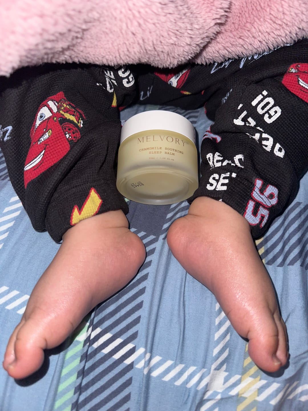 Customer photo review of Chamomile Soothing Sleep Balm
