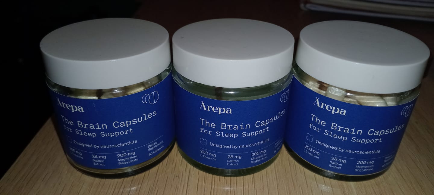Customer photo review of The Brain Capsules for Sleep Support