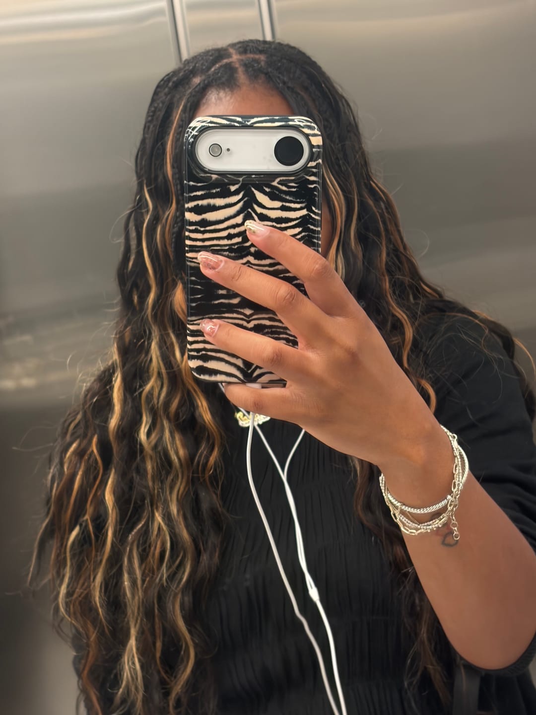 Customer photo review of Miracle Knots Crochet Hair Body Wave