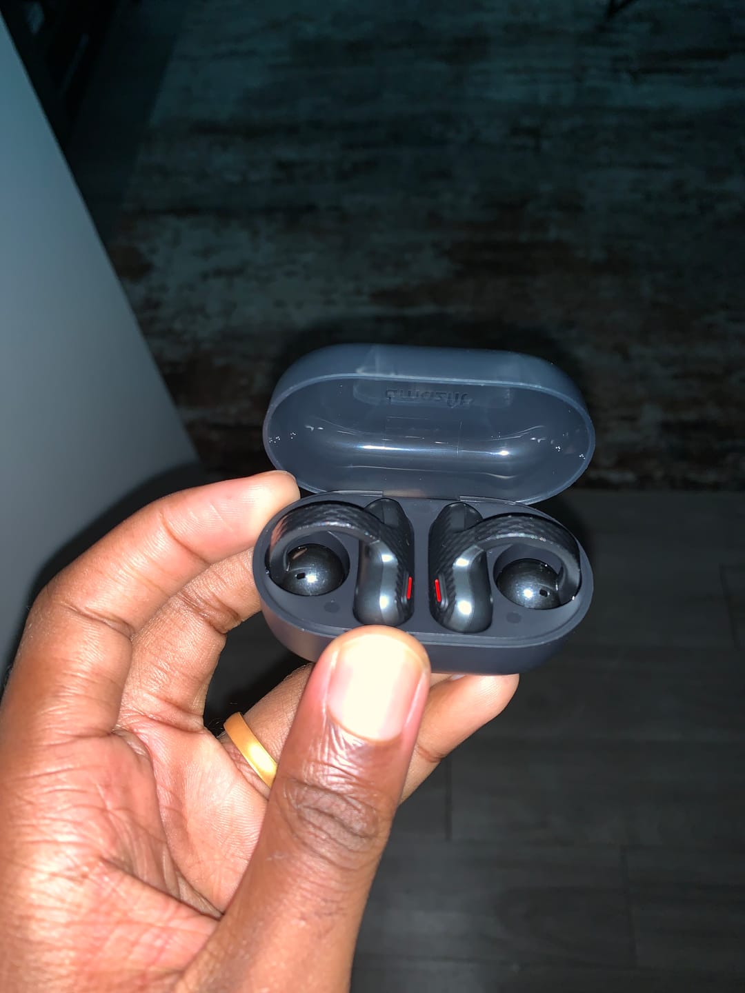 Customer photo review of Up Open-Ear Earbuds