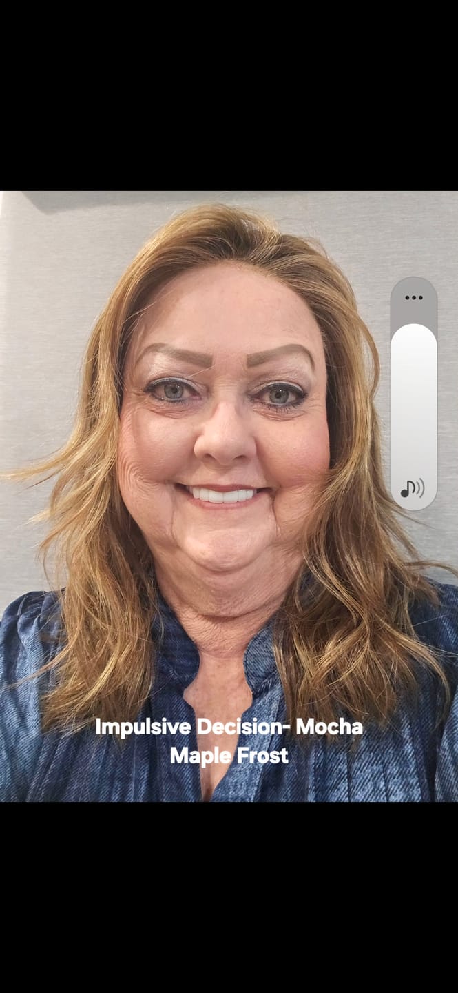Customer photo review of IMPULSIVE DECISION - Mocha Maple Frost