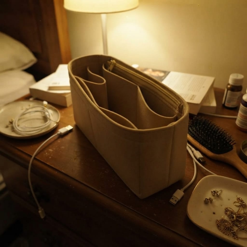 Customer photo review of Colette Vanity Organizer