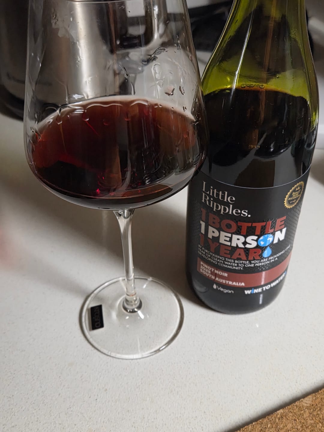 Customer photo review of Zero Sugar Shiraz & Rosé – Vegan Australian Wine | 2 Pack