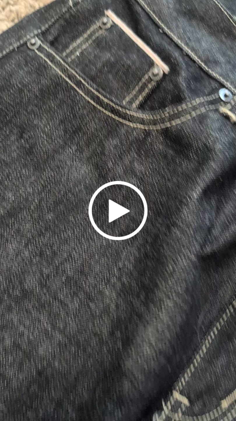 Customer video review of Raw Black Selvedge Denim
