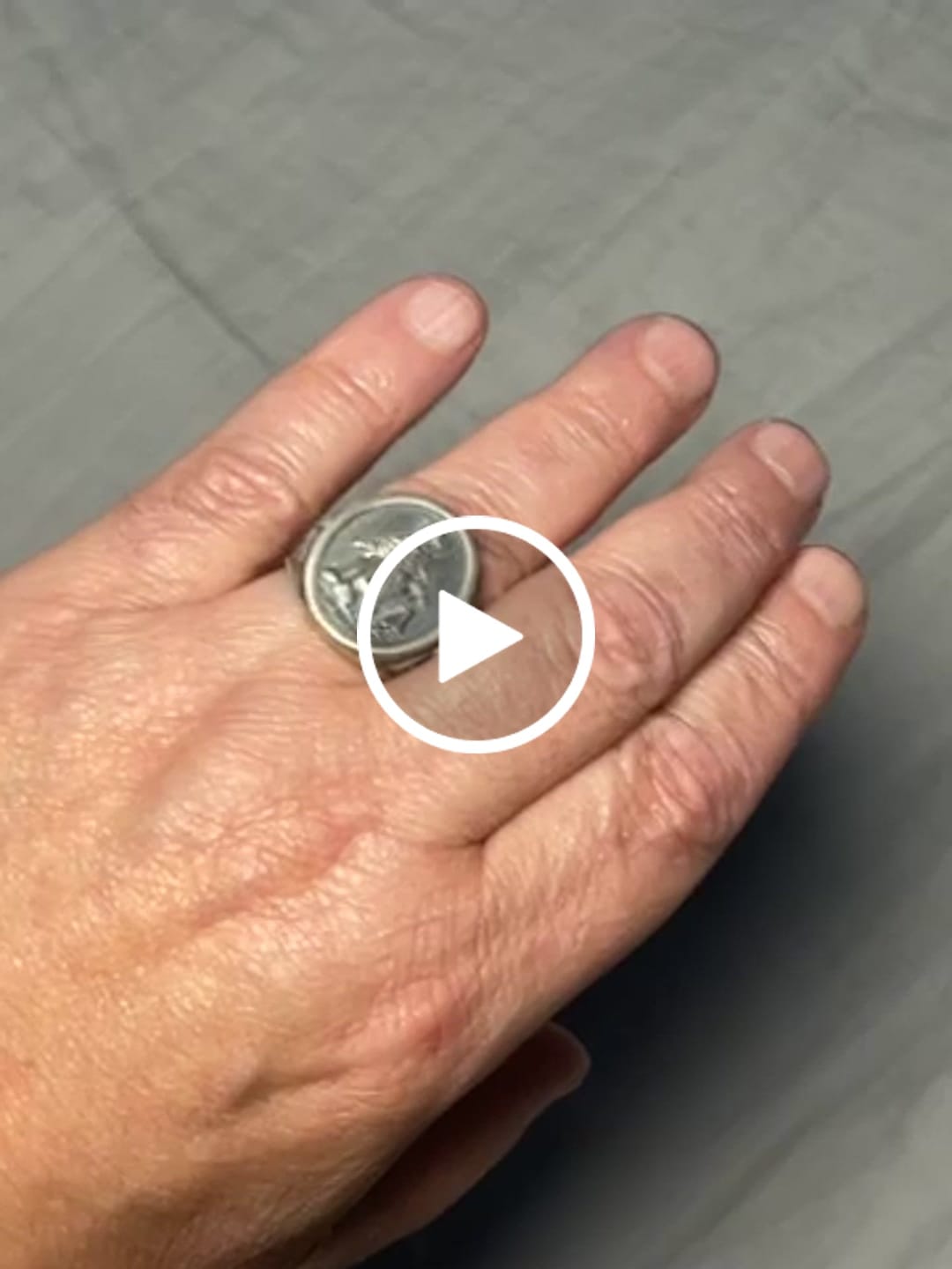 Customer video review of Saint Rochus Ring