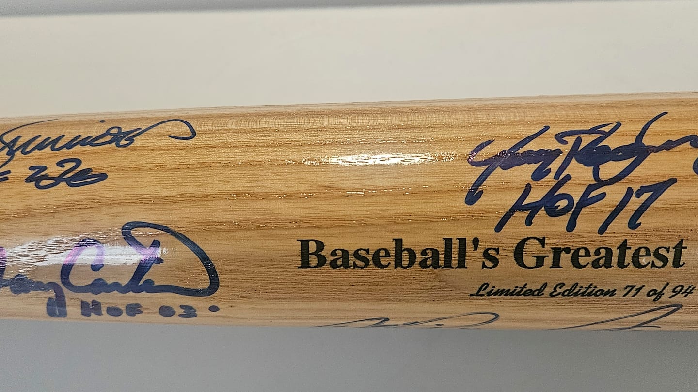 Customer photo review of Ivan Rodriguez Autograph Signing