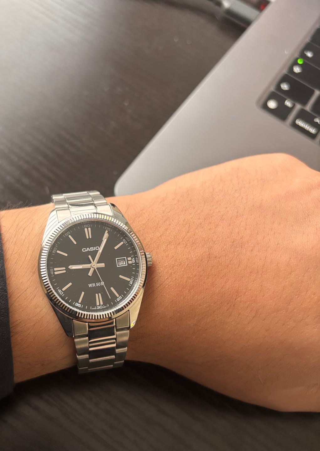 Customer photo review of Reloj Casio Análogo UTP-1302PD-1AV Negro 35mm