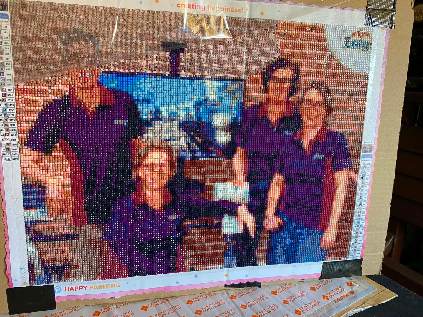 Customer photo review of Eigen Foto Diamond Painting